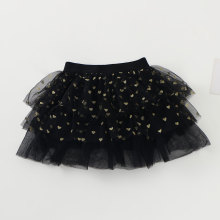 【女童印花爱心】蓬蓬半身裙纱裙新款儿童公主裙女孩百搭洋气短裙