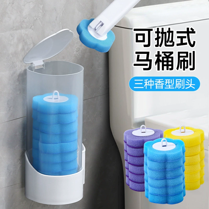 Disposable toilet, home changeable brush
