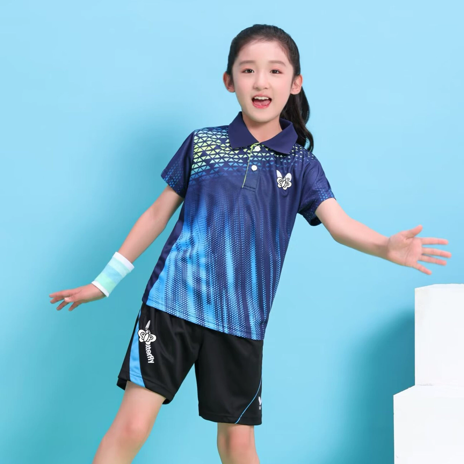 Children's uniform for table tennis, sports suit for training