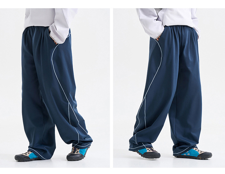 Unisex Outdoor Wanderhose Schnelltrocknend Locker Sitzende Sport-Hose Streetwear Leichte Strickhose Unisex Jogginghose Sweathose – Detail 35