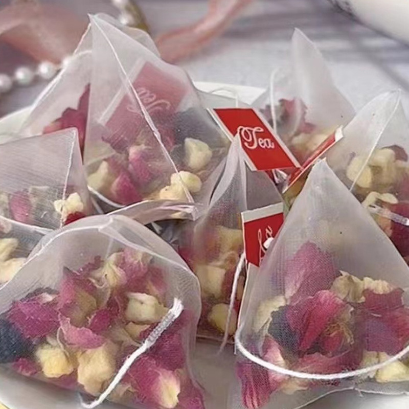 Apple, fruit tea contains rose