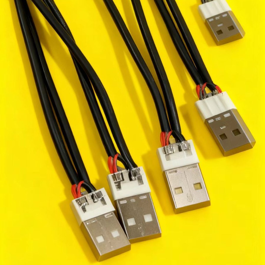 一USB拖二拖三连接DC3.5充电线 低压低伏通电 延长连接线