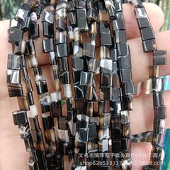 天然水晶玛瑙双孔提拉珠绿东陵紫晶DIY手链编织串珠配饰散珠批发