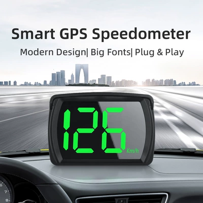 Universal, Vehicle HUD - y03-green-light-kmh-compatible-with-all-car-models
