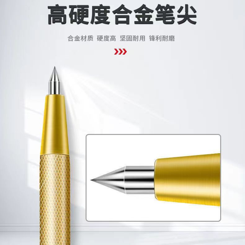 (2개) 타일 스케치 펜 유리 대리석 금속 판 절단 마크 스케치 펜 조각 스케치 바늘