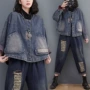 宽松长袖休闲复古外套