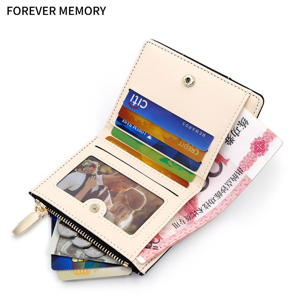 Nuevo hermoso relieve damas cartera corta lateral cremallera bolso de cambio multi tarjeta bolso de tarjetas certificados bolso de tarjetas mayorista