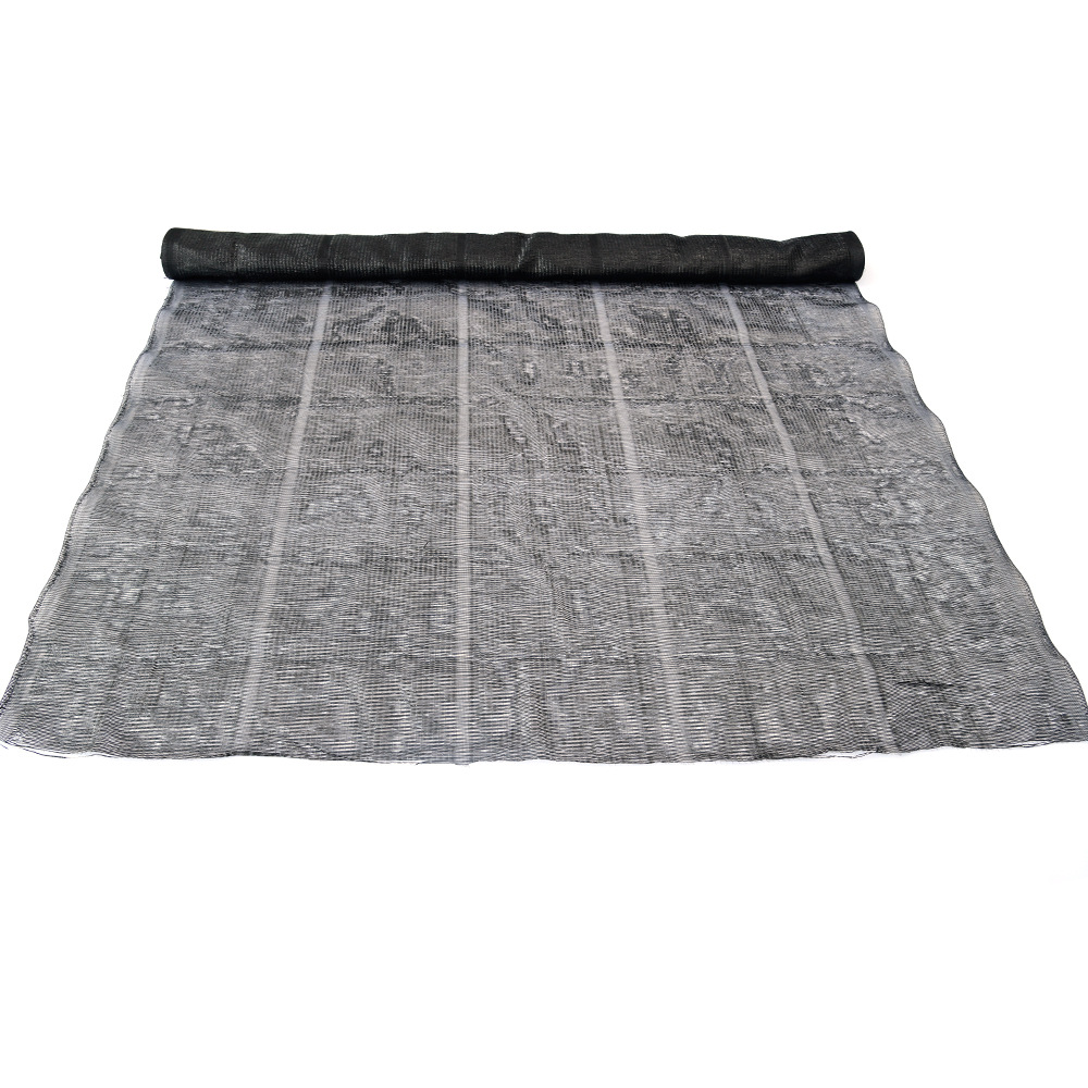 50%黑色遮阳网全新料苏尔寿片梭织机抗老化农用遮光网厂家订制