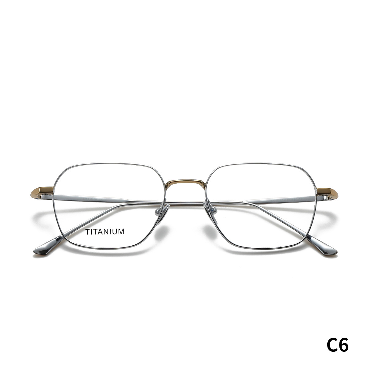 STUDIOMUKU gafas de madera cool este verano debe probar el marco de gafas de titanio puro marco de gafas de borde grueso