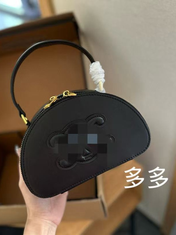 2025 New Arc De Triomphe Hand-Held Half-Moon Bag High-Quality Versatile Retro Presbyopic One-Shoulder Cross-Body Hand-Held Women's Bag