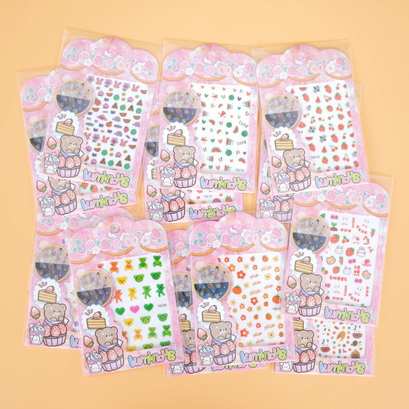 Новый 3D стерео наклейка для ногтей наклейка для ногтей