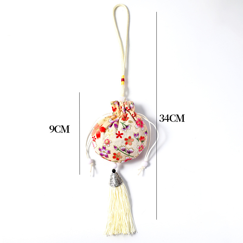 Nuevos productos de flores de Año Nuevo de siete colores de cordier, material de combinación de bolsas de bendición, accesorios de barril de bendición hechos a mano, materiales de flores DIY