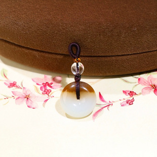 Jinyutang Xinjiang [Pingpingan'An] Sheep Fat Jade Peace Buckle Pendant Is Oily and Delicate, Comfortable to Wear