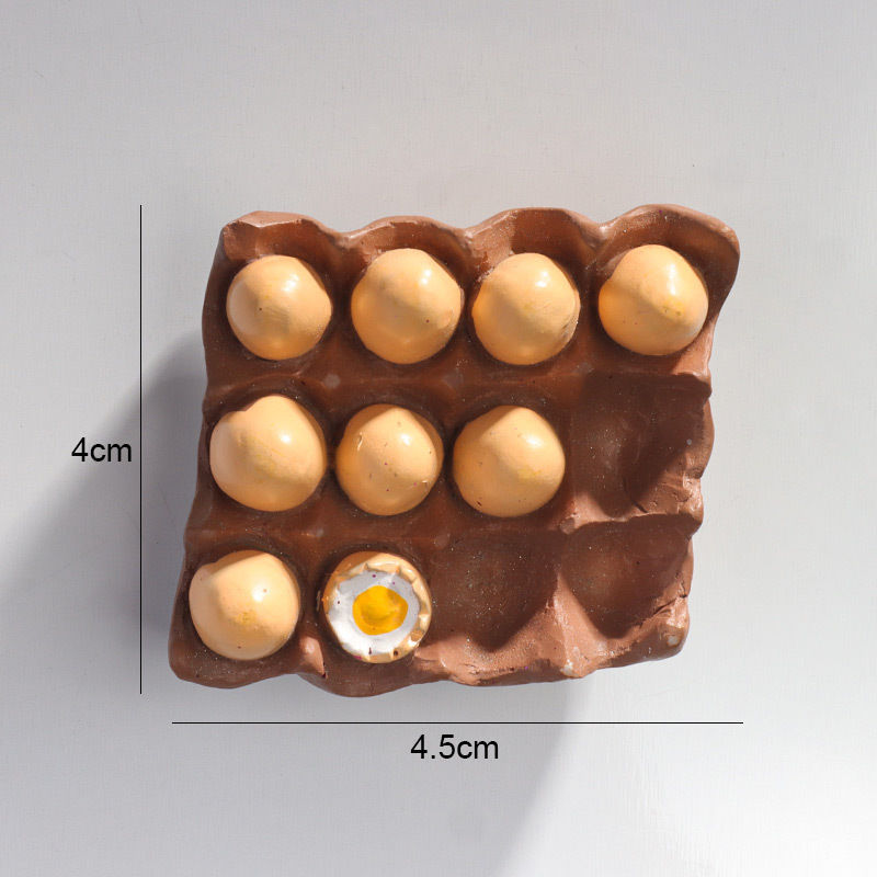 クリエイティブ3D冷蔵庫貼りシミュレーション食品かわいい磁力貼りメッセージ貼り磁気貼り立体樹脂磁石貼り|undefined
