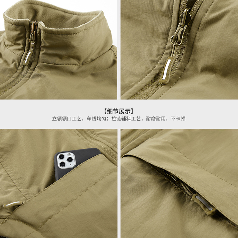 Invierno transfronterizo de lana de dos lados para hombres abrazadera de caballo para vestir el ocio grueso chaleco chaqueta ropa de trabajo chaleco personalizado