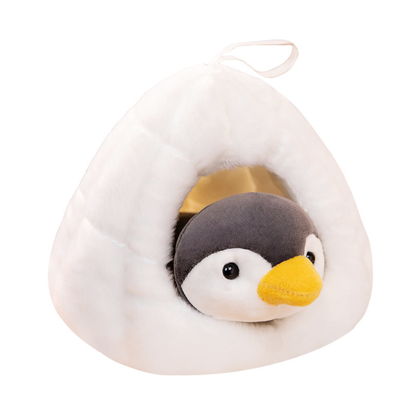 Muñecas de nieve transfronterizas lindos pingüinos juguetes de peluche osos polares pequeñas ballenas muñecas atrapadoras lindas muñecas al por mayor image 5