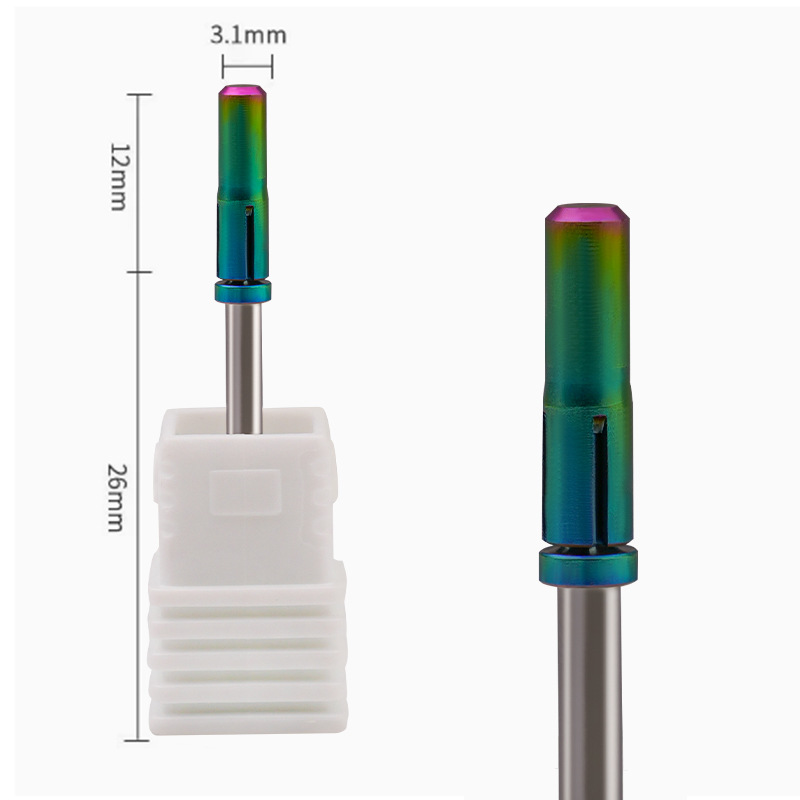 Actualización transfronteriza 3,1mm pequeño manicura anillo de arena cojinete mini anillo de arena núcleo de eje manicura desarmador cabezal de pulido