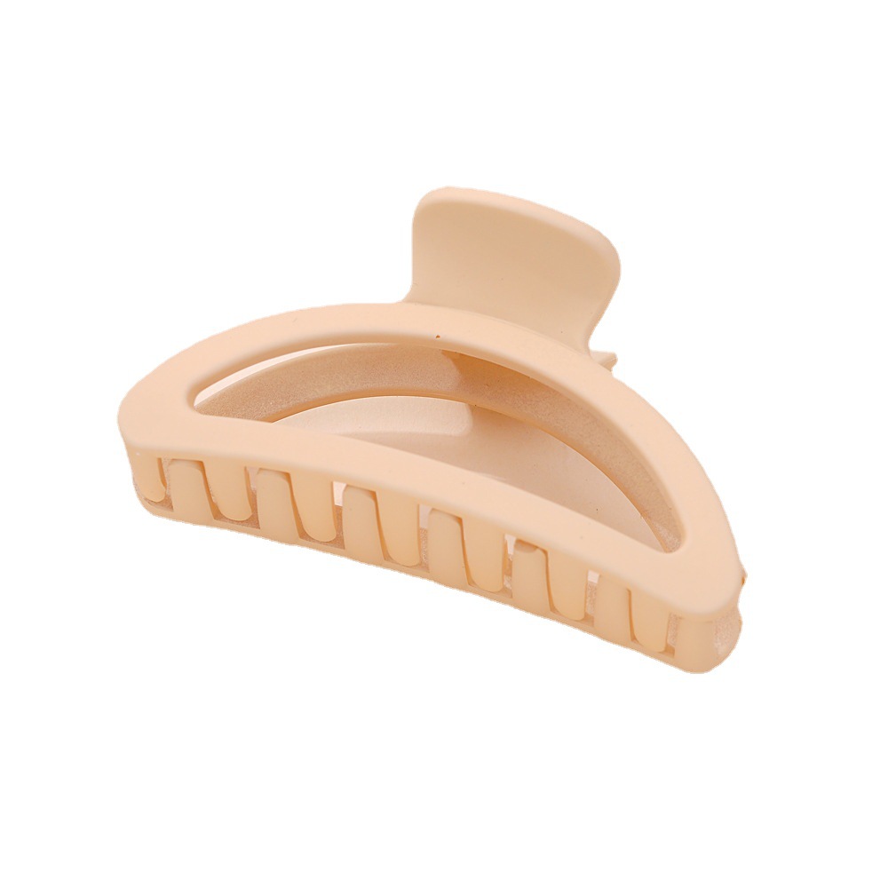 Verano nuevo Gran Tiburón clip de leche marrón simple todo partido diario pelo clip updo lavado de cara simple temperamento horquilla