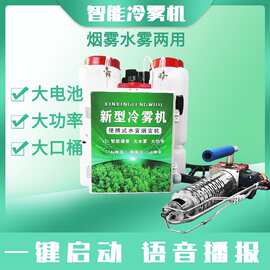 水雾烟雾两用弥雾机 新型冷雾机打药机 果园杀虫消毒消杀防疫可用