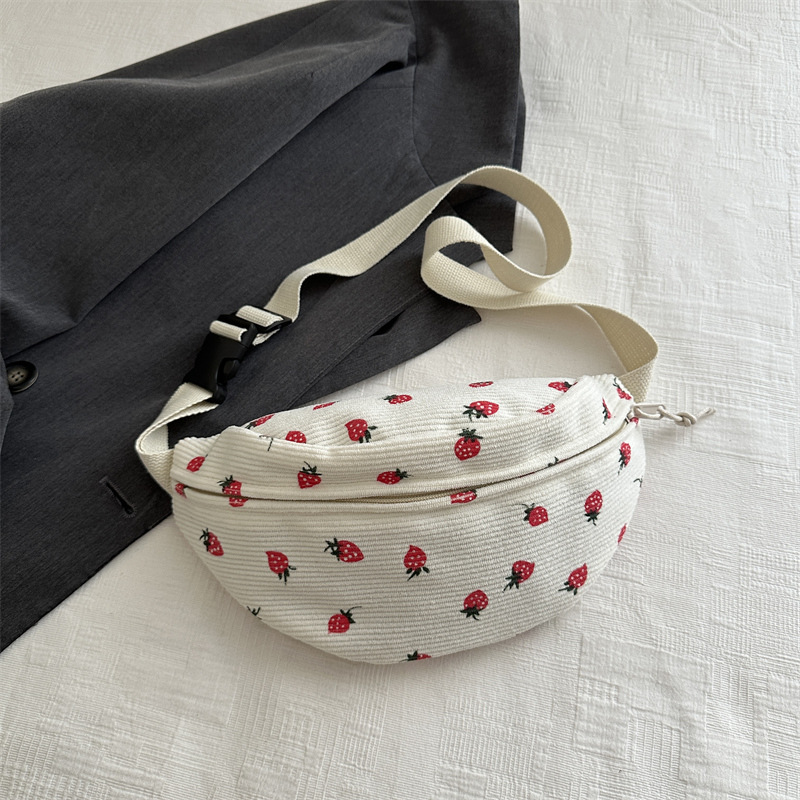 Bolso de mujer japonés bolso de pecho para mujeres 2024 nuevo nicho de cordillera fresas coreana bolso de mujer bolso de teléfono celular