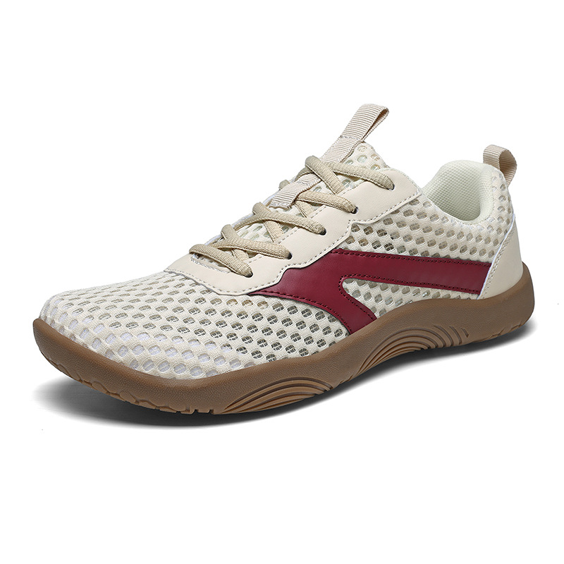 2026 New Model Foreign Trade Summer Mesh Breathable Large Size Shoes Cross-Border Versatile Barefoot Wide-Toed Sneakers_vogvips.com