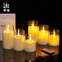 亚克力蜡烛灯创意婚庆led蜡烛灯氛围感拍照道具装饰品