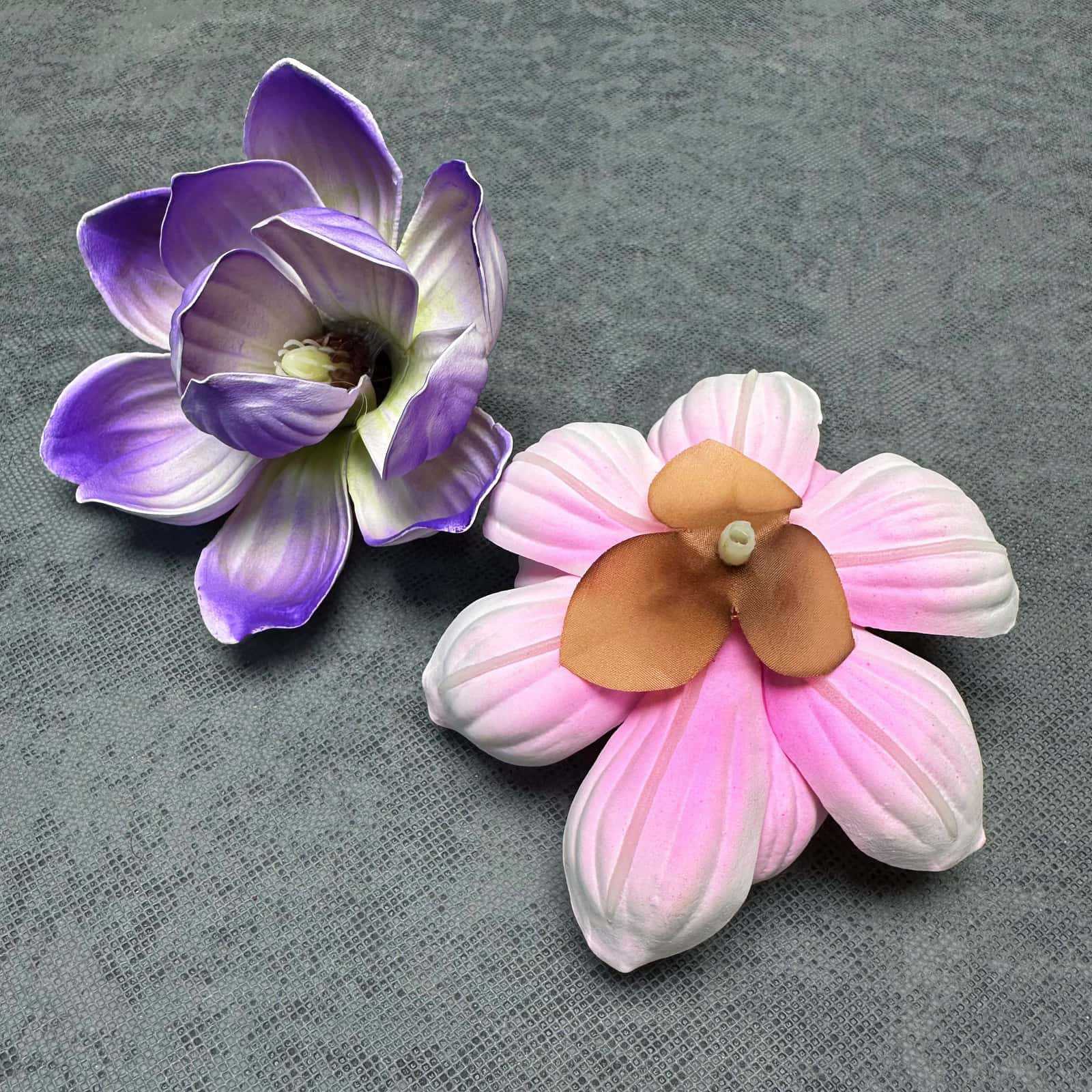 Flor de simulación transfronteriza EVA cabeza de magnolia 13cm tacto tocado kapok decoración decoración decoración flor falsa al por mayor