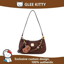 GLEE KITTY复古小包包女2025新款月牙通勤百搭斜挎手拎腋下单肩包