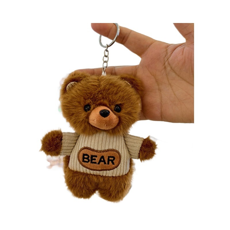 かわいいクマのぬいぐるみ人形クリエイティブレターベア人形キーホルダーペンダントバッグペンダントイベントギフト|undefined