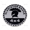 Cross -border hot -selling car 4X4 RATED car logo new 4x4 aluminum sticker