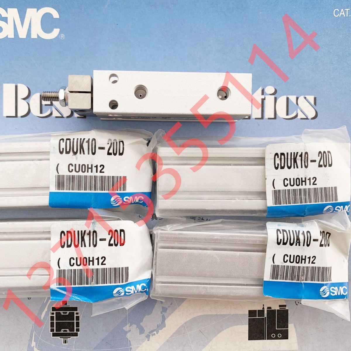 SMC原装气缸 CDUK10-20D 15D  CDUK16-20D ,CDUK10-5D;CDUK10-10D