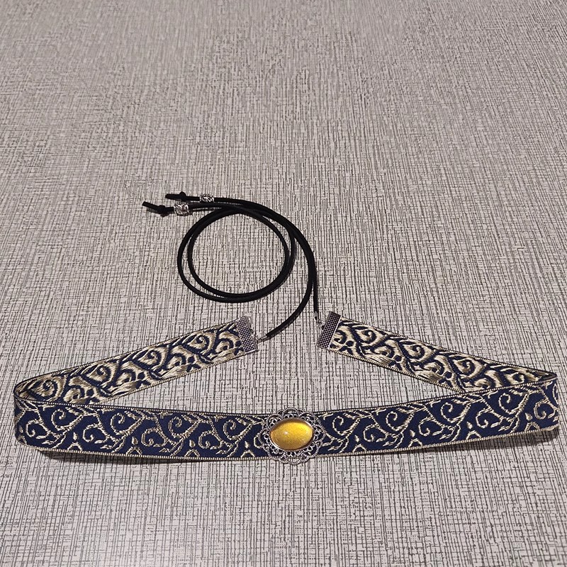 Niños Song vestidos antiguos toque de cabeza frente correa de pelo frente correa de pelo para niños vestidos antiguos de estilo Han2025 nuevos joyas de cejas