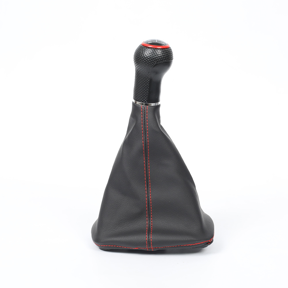 Adecuado para Volkswagen Golf 4 coche Cambio de engranaje cabeza línea roja traje a prueba de polvo cambio balonmano palanca de cambios Ropa Accesorios