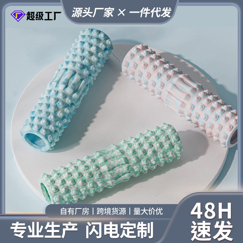 Foam Roller Mace Yoga Column EVALangya Calf Hollow Roller Rolling Back Muscle Fascia Relaxation Massager