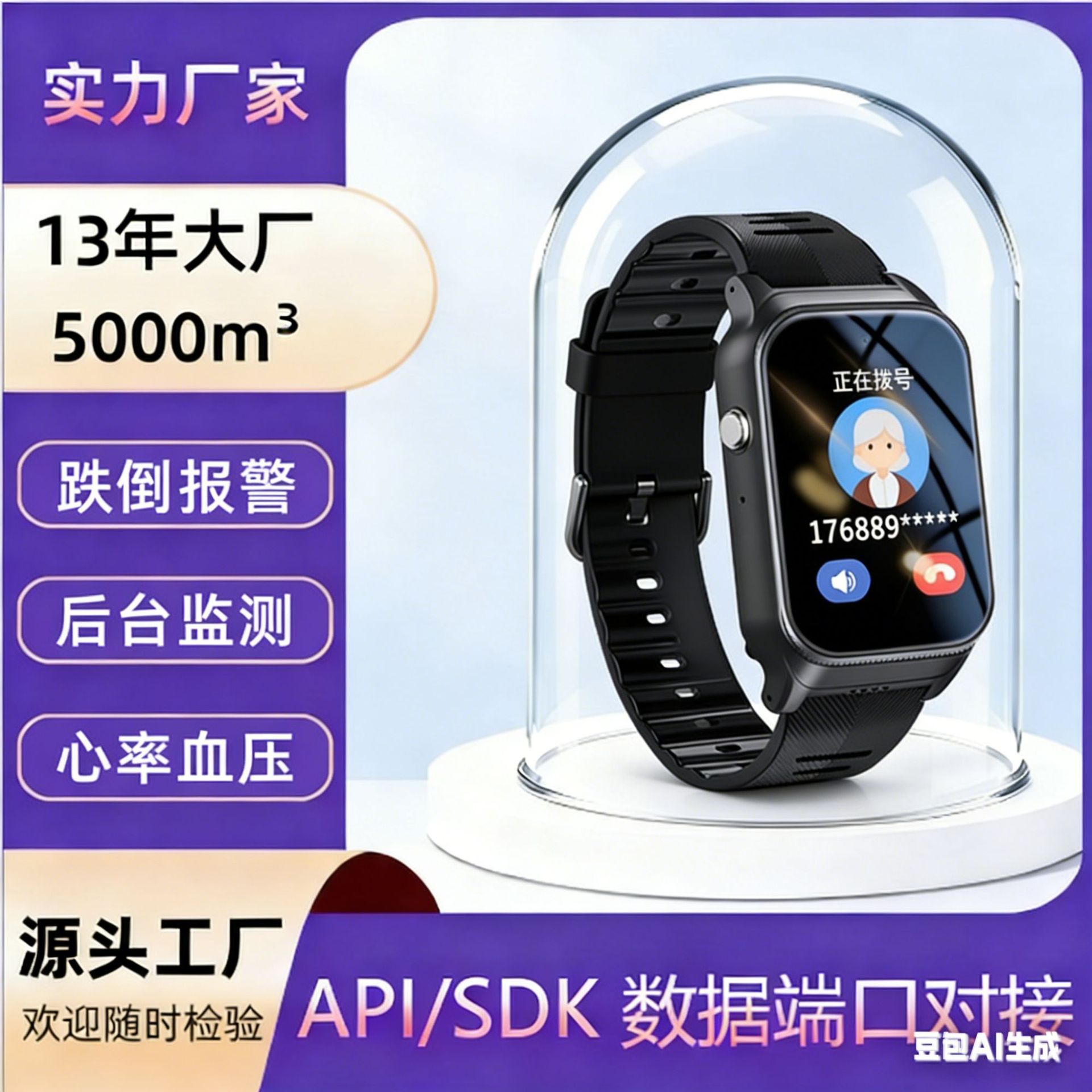 Elderly and Kidsren Positioning Bracelet Anti-Lost 5Gps Watch Smart Phone Tracking Instrument Health Monitoring Real-Time
