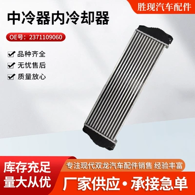 Auto Parts Accessories 2371109060 Suitable for Ssangyong Actyon Xiangyu Intercooler Inner Cooler Wholesale (Soyutma sisteminin digər hissələri)