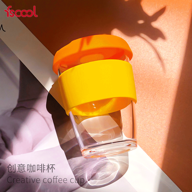 New Silicone Coffee Cup Creative Glass Cup resistant high…