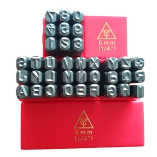 German imported YC steel number steel letter code digital English letter positive reverse sign steel word head steel seal word model