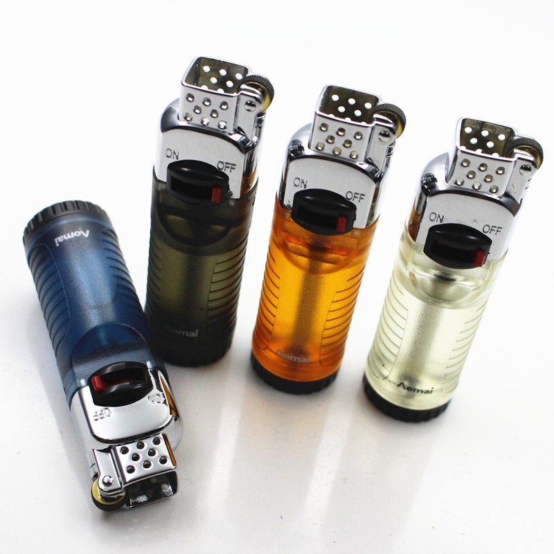 Factory AM7102 transparent air window fixed fire lock fire strange lighter creative personality stall supply cross-border wholesale Factory AM7102 transparent air window fixed fire lock fire strange lighter creative personality stall supply cross-border wholesale