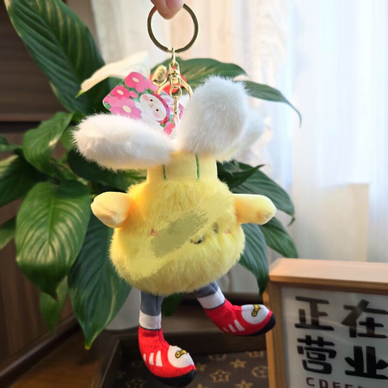 爆款篮球网球毛绒钥匙扣挂件羽毛球足球公仔仿真娃娃玩偶玩具挂饰|undefined