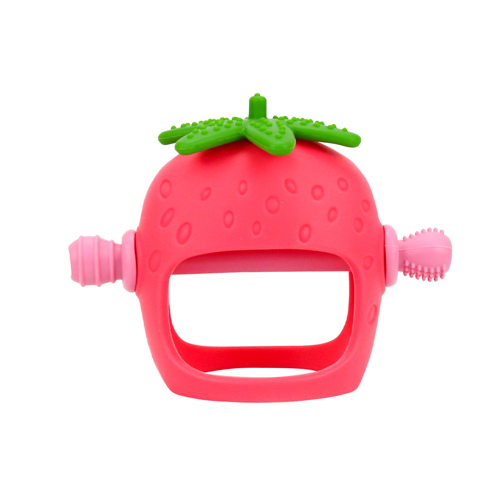 Strawberry teether-red