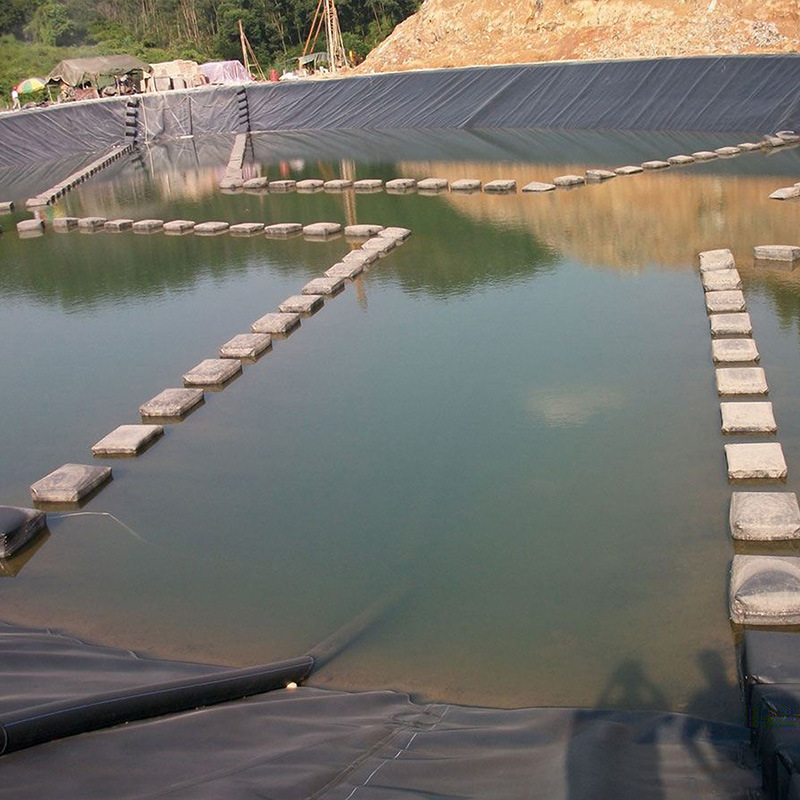 hdpe土工膜猪场沼气池防渗膜鱼塘养殖垃圾填埋加厚 隔离土工膜