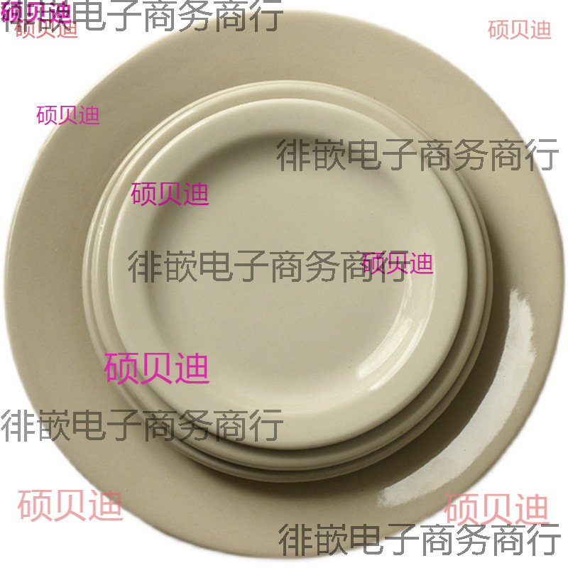 セラミック卸売ディナープレート朝食プレートセラミックウォームウッドハートフォトポーズスタイルホームクリームカラーディッシュプレート|undefined