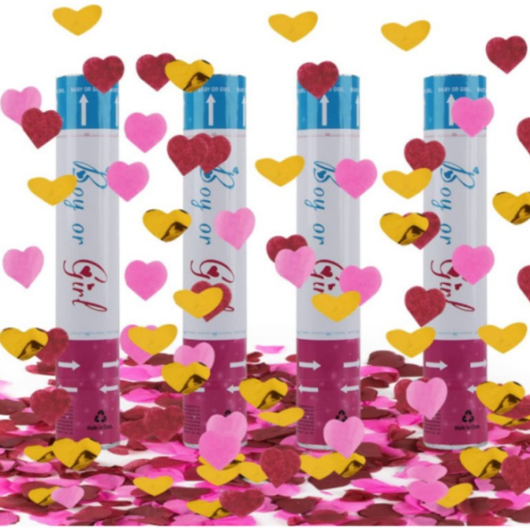 30cm 스팽글 하트-핑크