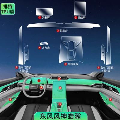Car Interior Modification Accessories, Car interior film - fengshen-haohan-complete-set-including-navigation-instrument-tpu