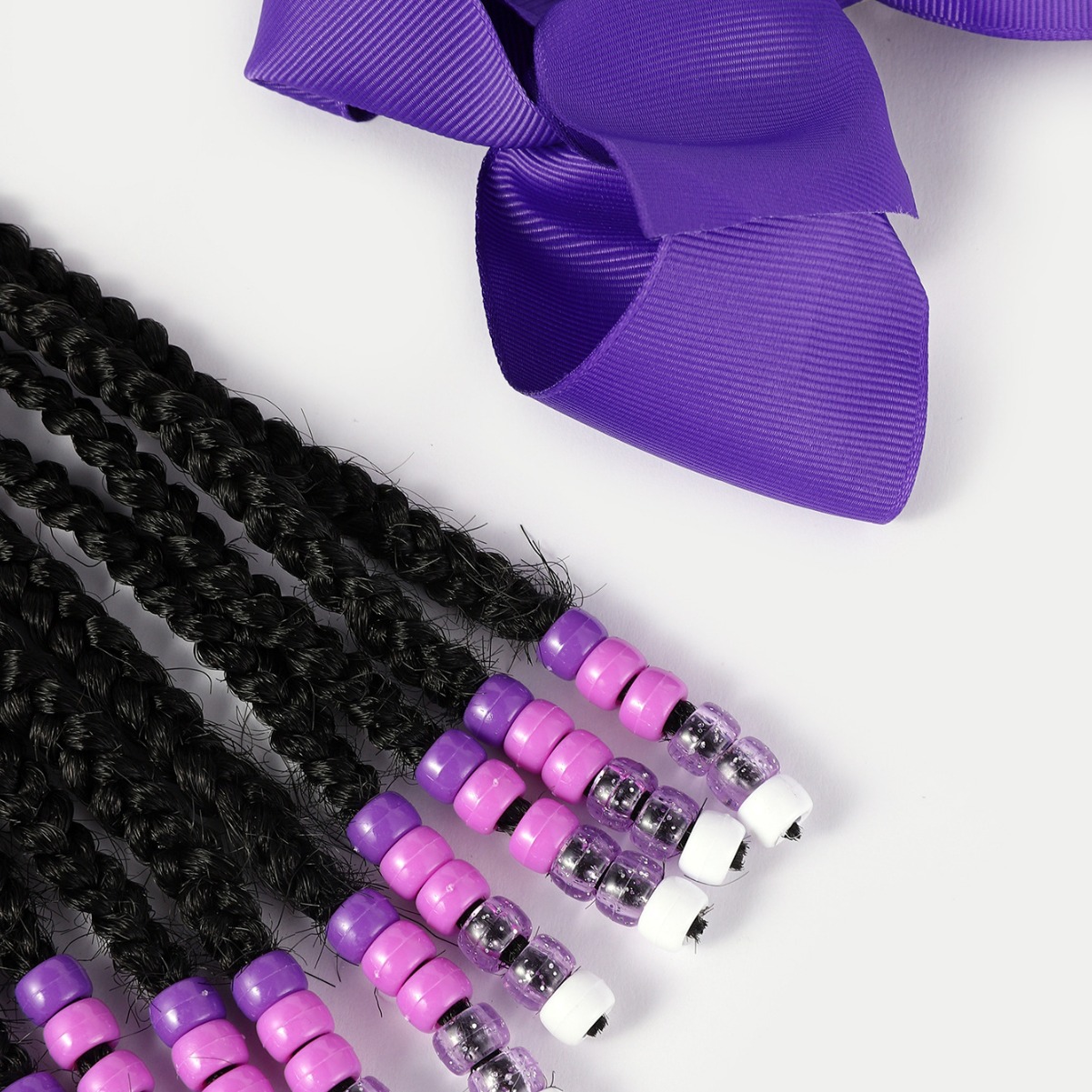 2024 nuevos niños africanos cuentas de trenza sucia cola de caballo de 14 pulgadas peloca peluca NEWLOOK