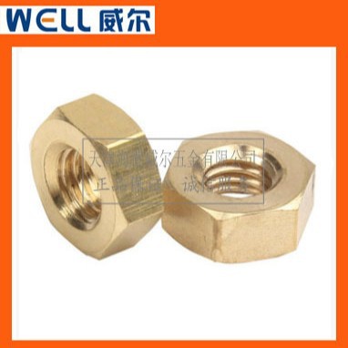 铜六角螺帽黄铜六角螺母   2-3-4-5/6/8/10/12/14/16/18/20/22/24