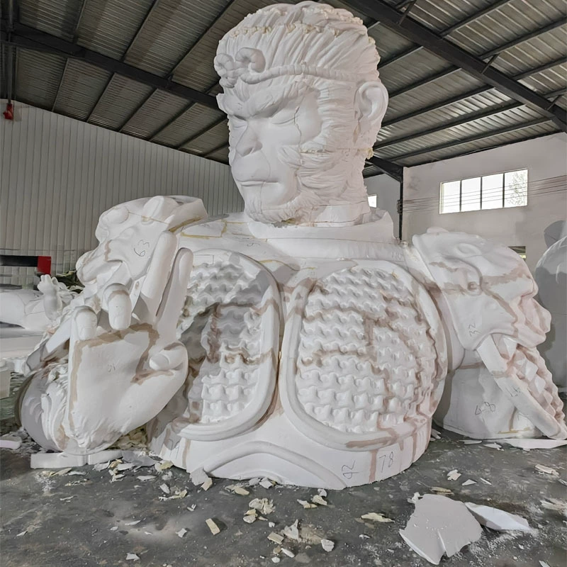 Производитель берет на себя изготовление пенопластовой скульптуры, мультяшной скульптуры, статуи талисмана, черного мифа Вуконга, больших уличных украшений.