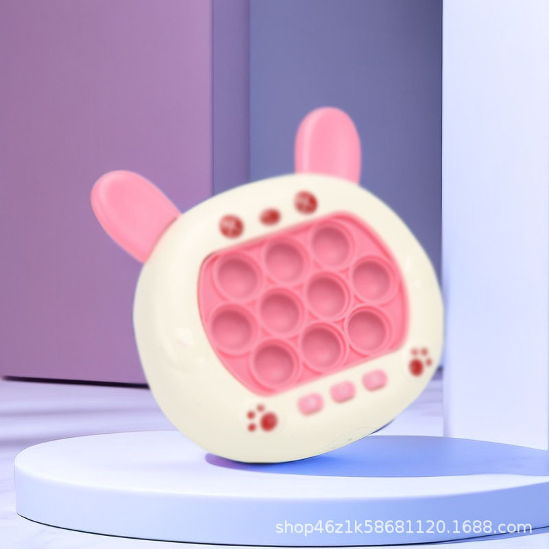 Juguetes de empuje de los niños transfronterizos máquina de juego de rompecabezas de empuje rápido pionero de descompresión de hámster