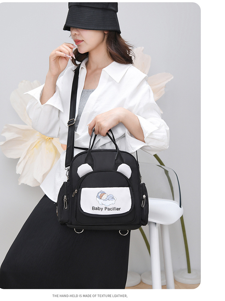 Cartoon lightweight outdoor mommy bag, hand-held backpack, multi-functional outdoor single-shoulder casual and versatile crossbody bag undefined